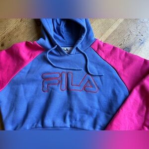 FILA Women’s Cropped Hoodie, Size M